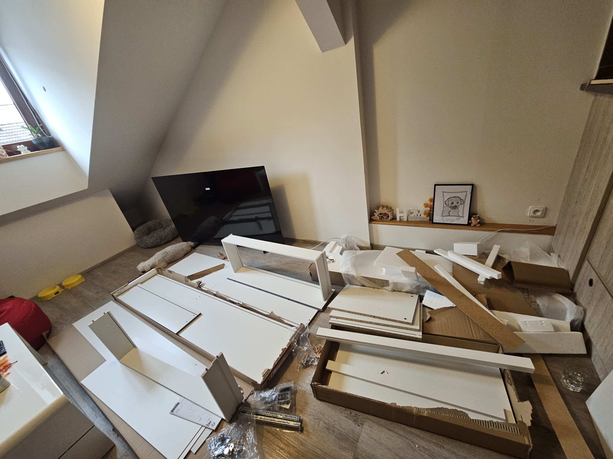 Složení stolku a židle